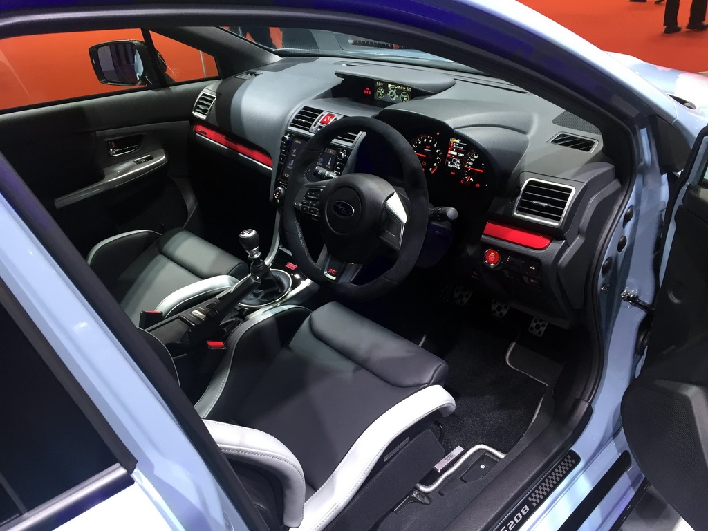 斯巴鲁WRX STI S208首发亮相 最强性能版