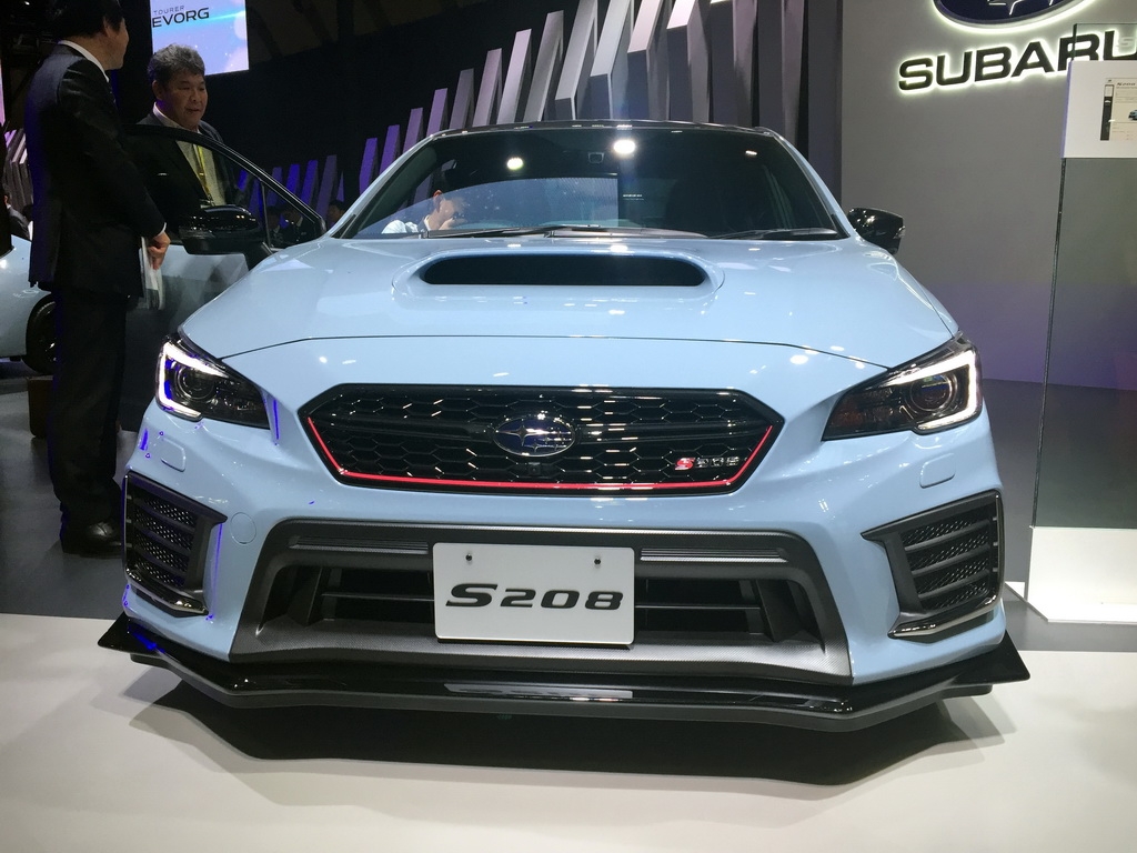 斯巴鲁WRX STI S208首发亮相 最强性能版