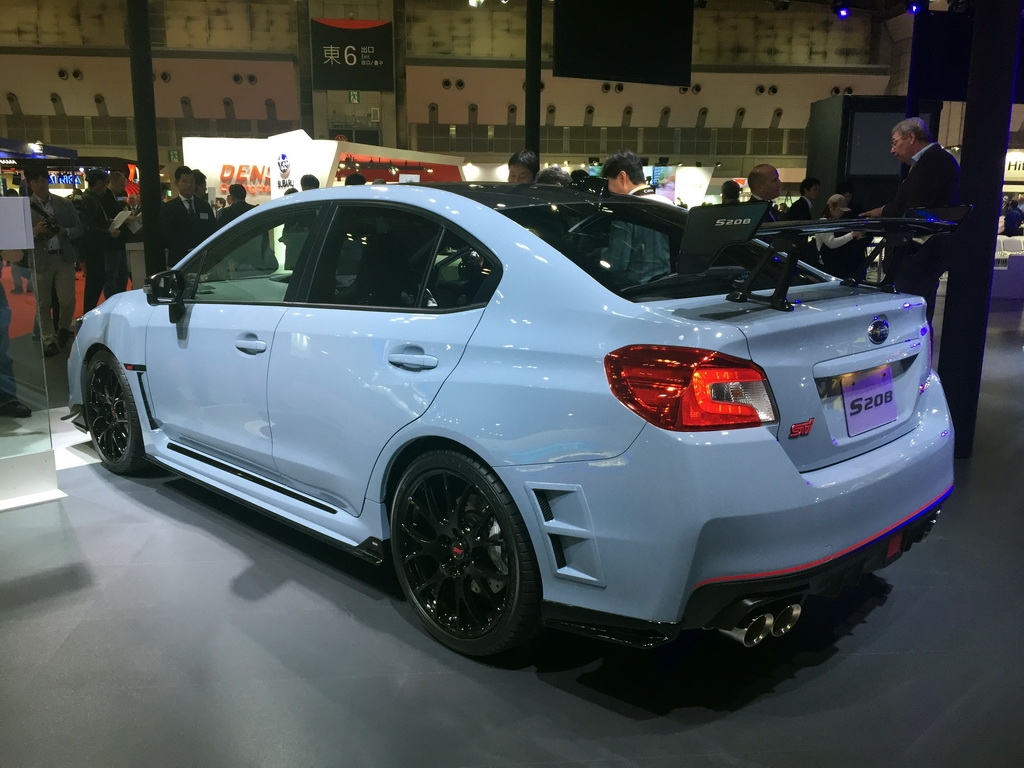 斯巴鲁WRX STI S208首发亮相 最强性能版