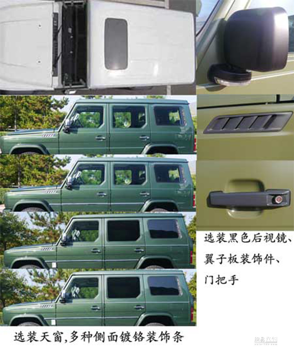 北京新款BJ80已申报 尺寸微调新增2.0T