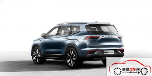 大大大空间SUV 吉利豪越外观设计图曝光