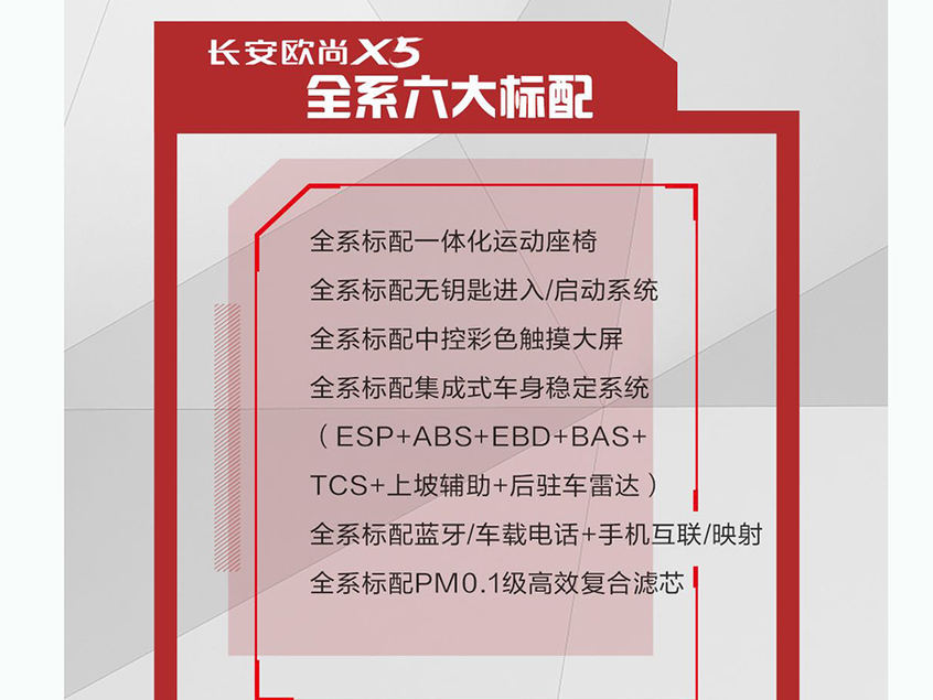 11月29日长安欧尚X5上市 预售6.99万起