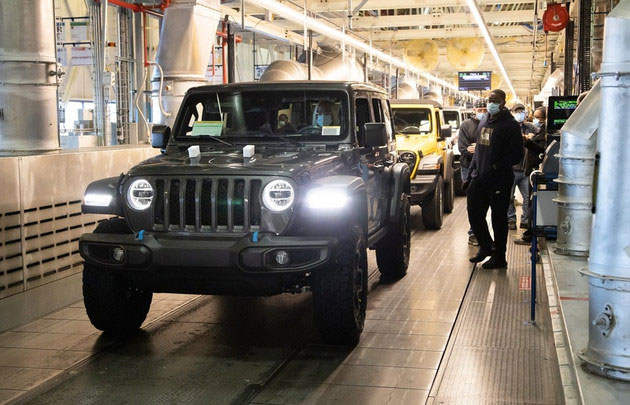 Jeep牧马人4xe正式下线 将于2021年初上市