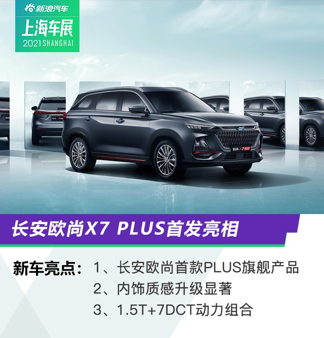 2021上海车展：长安欧尚X7 PLUS首发亮相