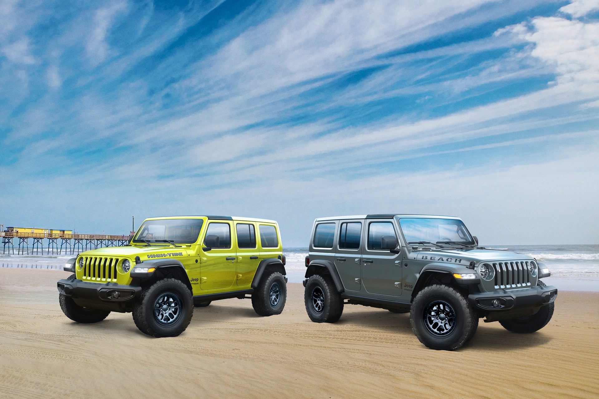Jeep牧马人High Tide版官图发布 增全新黄色涂装