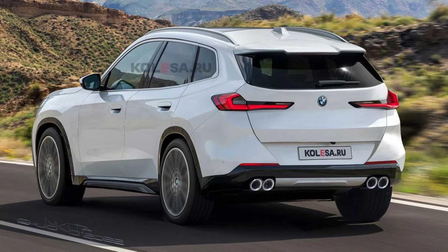 新款BMW X3效果图曝光 灯组细节调整/搭四出排气