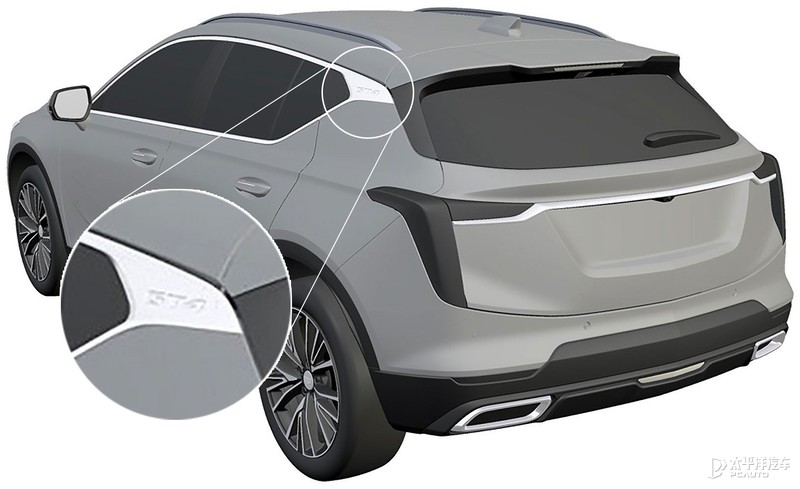 曝凯迪拉克全新SUV国内专利 或命名GT4