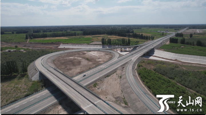 G314线阿克苏过境段（南外环）公路通车