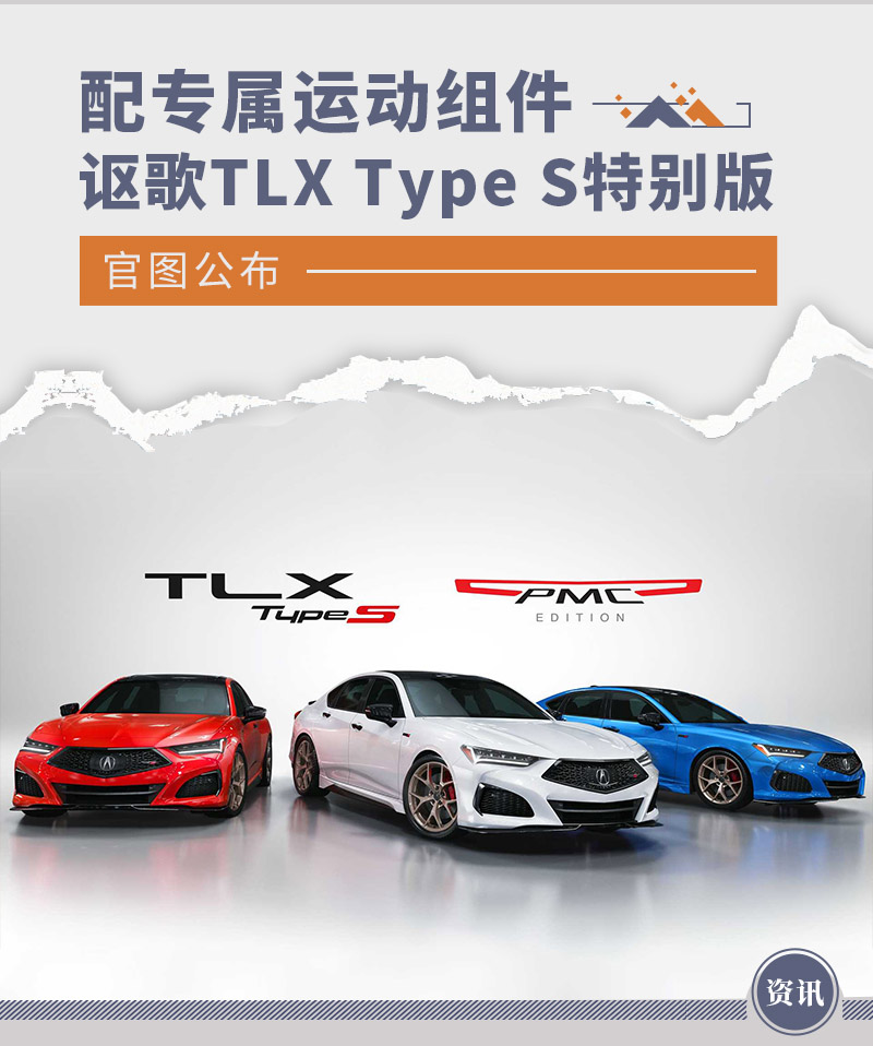 讴歌TLX Type S特别版官图公布 配专属运动组件