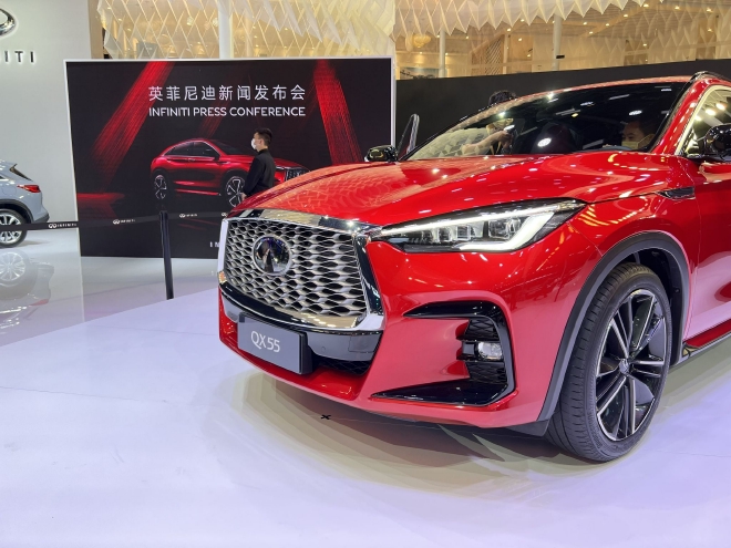 2022成都车展：英菲尼迪QX55售38.98万起