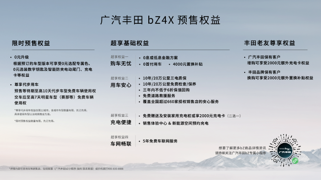 广汽丰田bZ4X售19.98-28.78万元上市