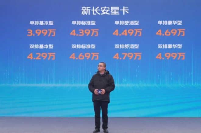 新长安星卡/新长安睿行M60上市 3.99万起