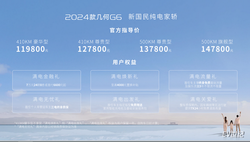 2024款几何G6携鸿蒙座舱上市 低配不到12万