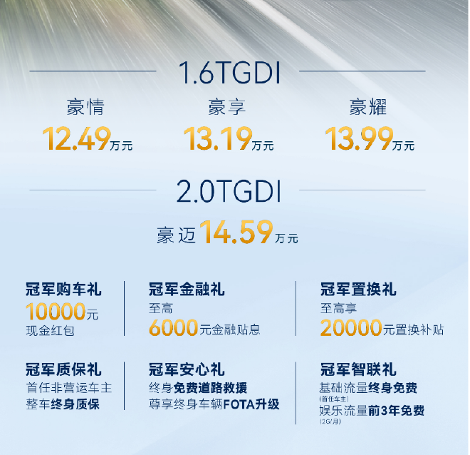 奇瑞瑞虎8 PLUS冠军版售12.49-14.59万元上市