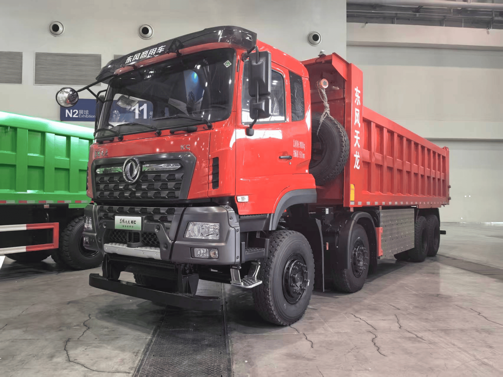 天龙KC纯电自卸车领衔 东风自卸车全阵容亮相